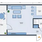 1-raum-ferienwohnung Im 4 Og شقة *